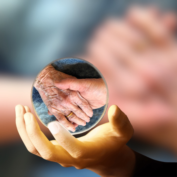 Hands in globe hands in globe